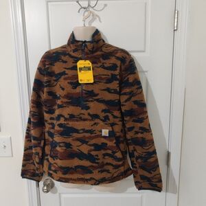 Carhartt Men's Quarter-Zip Shirt OJ6443-M Size S NWT